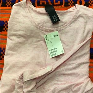 Light pink long sleece shirt